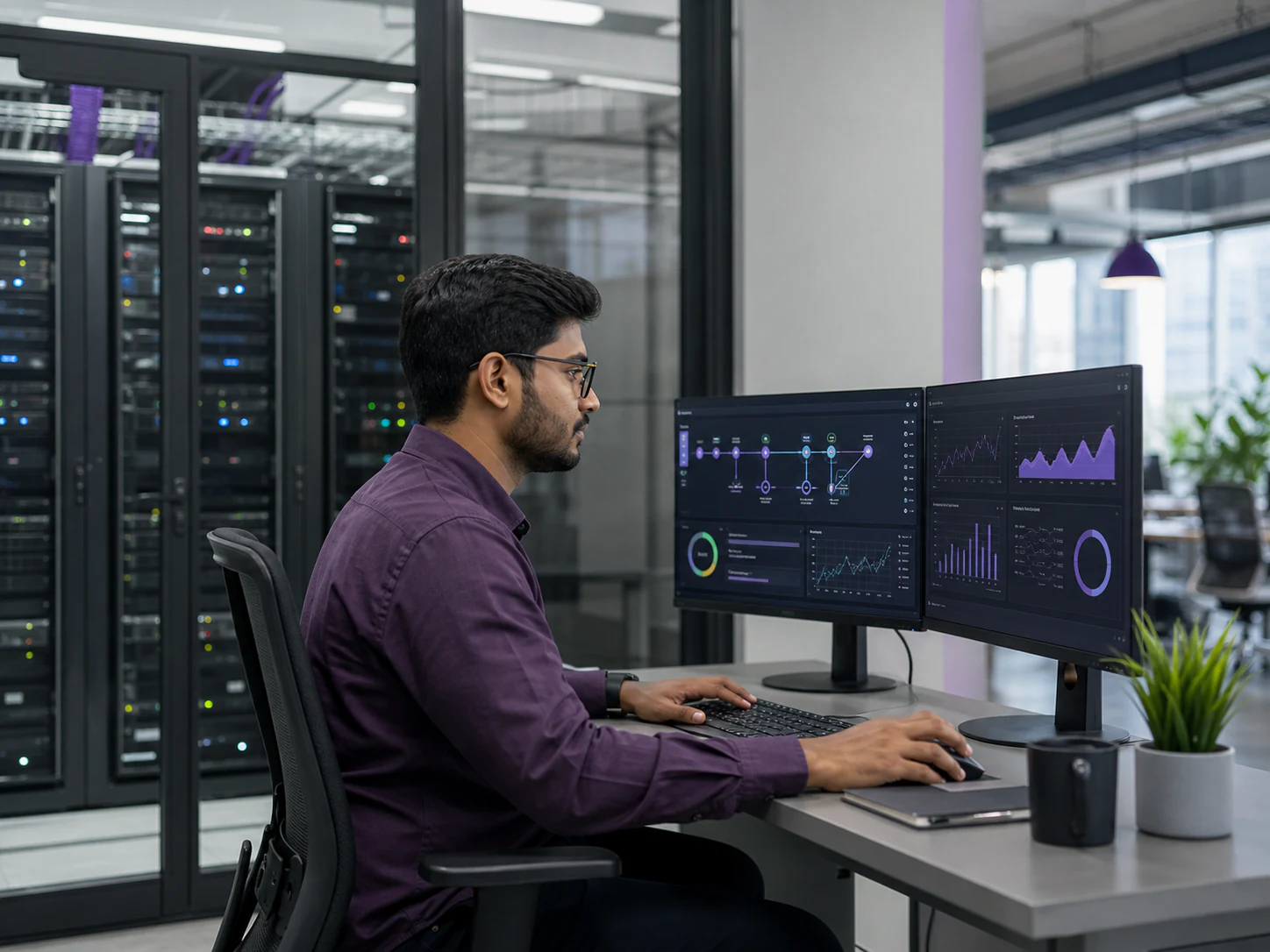 DevOps engineer managing technology operations